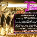 Entries Now Open for the 3rd Annual EPRA – Leadership and Entrepreneurial Awards 2019.